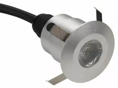 PROJECTEUR DE SOL � LED - 5 x LED de 0.6 W - ROND - BLANC CHAUD (LEDA204WW)