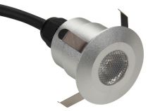 PROJECTEUR DE SOL À LED - 5 x LED de 0.6 W - ROND - BLANC CHAUD (LEDA204WW)