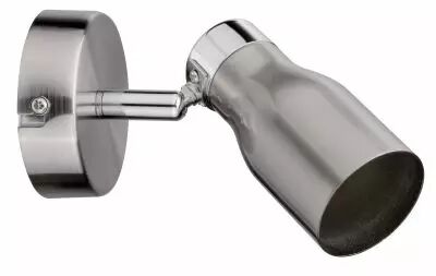 Projecteur Meli 1 source nickel satin� sans ampoule, max. 10W GU10 (66742 )