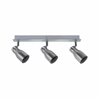 Projecteur Meli 3 spots nickel satin� sans ampoule, max. 10W GU10 (66688)