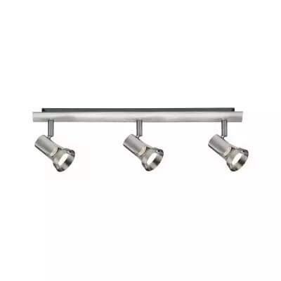 Projecteur Teja 3-spots nickel satin� sans ampoule, max. 10W GU10 (66700)