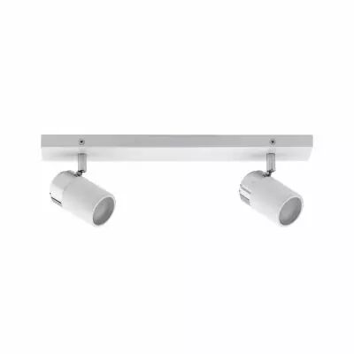 Projecteur Zyli 2-spots blanc/chrome sans ampoule, max. 10W GU10 (66711)