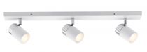 Projecteur Zyli 3-spots patère blanc/chrome sans ampoule, max. 10W GU10 (66713)