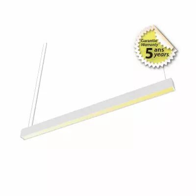 PROLINE LINEAIRE PRISMATIQUE 1150MM 36W 2CCT DALI BLC UGR<19 5ANS (100696)