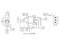 Pt8019l inverseur 1p on-on (8019L)