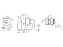 PT8021   INVERSEUR 2P ON-ON