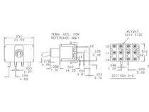 Pt8401 inverseur 4p on-on (8401I)