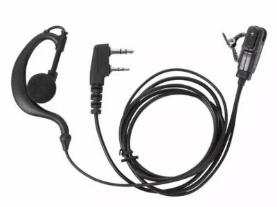 Py29k earhook with tiemike for kenwood connection (KNWA051)