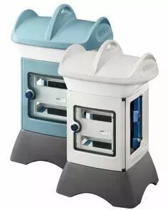 Qmc16t - vide - transportable - � duex faces - blanc