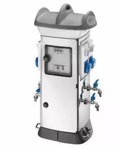 Qmc63x - c�bl� - pour porti - � duex faces - 2 prises 2p+t 3 prises 3p+n+t 16a