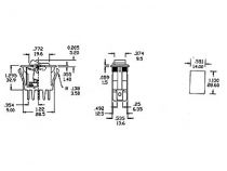 R-902/7 illumi. r-sw. 1p/on-off amber (R902/A)