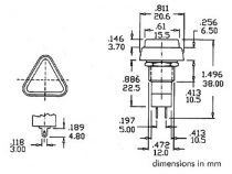 R18-26a interrupteur 1p off-on - rouge (R1826A)