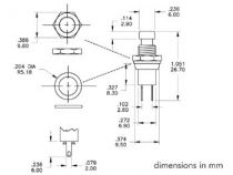 R18-29a interrupteur 1p off-(on) - vert (R1829A/G)