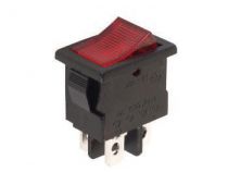 R19-44a illumi. r-sw. 1p/on-off 3a-250v (R1944A)
