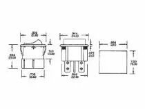 R19-66b non-il. r-sw 2p/on-on 5a-250v (R1966B)