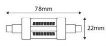 R7S LED 78mm 360° 7W 2700K 750Lm  (167282)