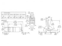 R8401 r.& p. inverseur (p13)4p on-on (8401J3)