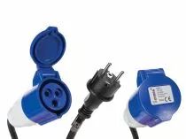Raccord fiche schuko vers prise cee (ECEEA1)