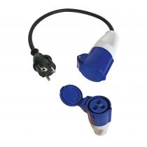 Raccord fiche schuko vers prise cee (ECEEC)
