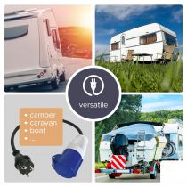 Raccord fiche schuko vers prise cee (ECEEC)