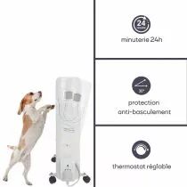 Radiateur &Agrave; Bain D\'Huile - 2500 W - 11 Ailettes - &Eacute;cran Lcd (TC78011LCD)