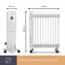 Radiateur &Agrave; Bain D\'Huile - 2500 W - 11 Ailettes - &Eacute;cran Lcd (TC78011LCD)