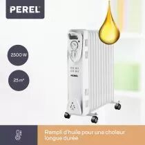 RADIATEUR BAIN D\'HUILE - 2500 W - 11 &Eacute;L&Eacute;MENTS (TC78011N)