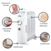 RADIATEUR BAIN D\'HUILE - 700 W - 7 AILETTES (TC78007)