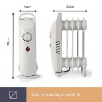 RADIATEUR BAIN D\'HUILE - 700 W - 7 AILETTES (TC78007)