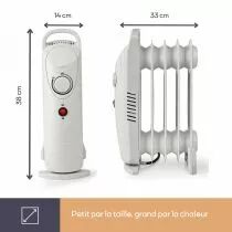 RADIATEUR BAIN D\'HUILE - 700 W - 7 AILETTES (TC78007)
