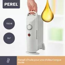 RADIATEUR BAIN D\'HUILE - 700 W - 7 AILETTES (TC78007)
