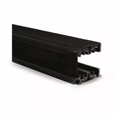 RAIL 3A ALU NOIR 230V 2M (X10) (82032)