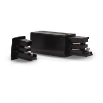 RAIL 3A CONNECT TRIPHASE ALIM ET FIN NOIR DROIT 230V (82233)