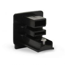 RAIL 3A CONNECT TRIPHASE FIN DOUBLE SENS NOIR GAUCHE/DROITE 230V (82231)