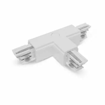 RAIL 3A CONNECT TRIPHASE FORME T BLANC 230V (100771)