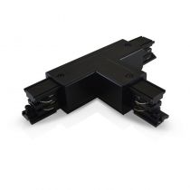 RAIL 3A CONNECT TRIPHASE FORME T NOIR 230V (100772)