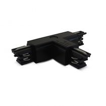 RAIL 3A CONNECT TRIPHASE FORME T NOIR 230V (100772)