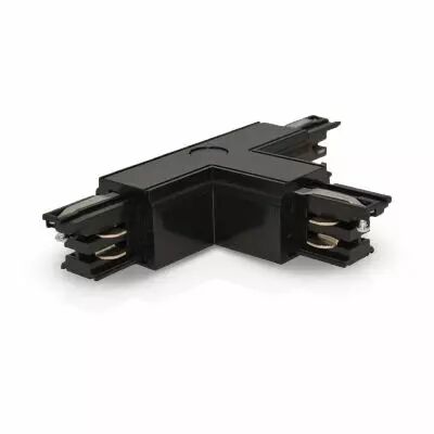 RAIL 3A CONNECT TRIPHASE FORME T NOIR GAUCHE CIRCUIT EXTERIEUR 230V (100774)