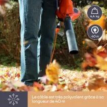 Rallonge - 40 m - orange (EC40-G)