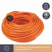 Rallonge 40m - orange (EC40)