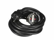 Rallonge 5 m - noir - 3g1.5 - terre allemande (EC05B-G)