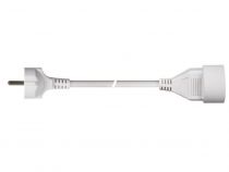 Rallonge 5m - terre française - 3g1.5mm² - blanc (EC05)