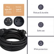 Rallonge en caoutchouc 25m - 3g2.5 (EC25R25)