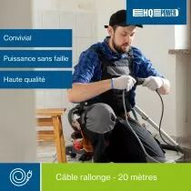 Rallonge En Caoutchouc Avec Gaine R&eacute;tractile - 3G2.5 - 20 M - Terre Fran&ccedil;aise (EC20R25STBHQ)