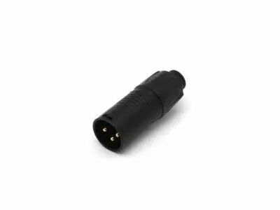 Rean - tiny xlr adaptor male to male - black (RA3MTB)