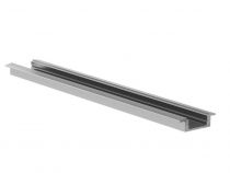 RECESSED SLIMLINE 7 mm - PROFILÉ EN ALUMINIUM POUR RUBAN LED - À ENCASTRER - ARGENT - 2 m (AL-RSL7-2)