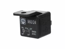 Relais automobile spdt(on-on) 24vcc/30-40a faston (960/24)
