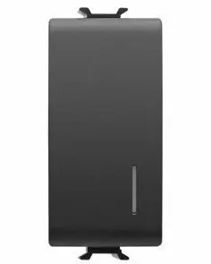 Relais d\'appel 12v ac/dc - 1p 1no/nc 12v - 1 module - noir - chorus