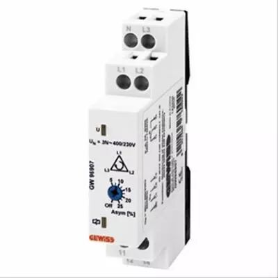 Relais de contr�le des phases dans un syst�me triphas� - 230/400v ca 50/60hz - 1 module