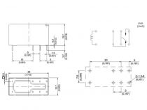 Relais de puissance 17a 12vcc bobine 1c - courant d\'appel 110a (VR17V121C)